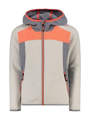 CMP Kurtka polarowa w kolorze beżowo-szaro-pomarańczowym rozmiar: 152