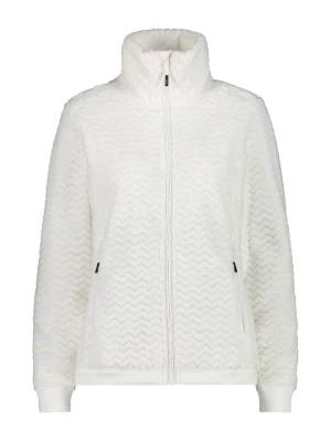 CMP Kurtka polarowa w kolorze białym rozmiar: 42