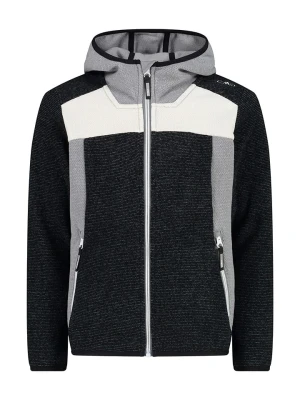 CMP Kurtka polarowa w kolorze czarno-szaro-białym rozmiar: 98