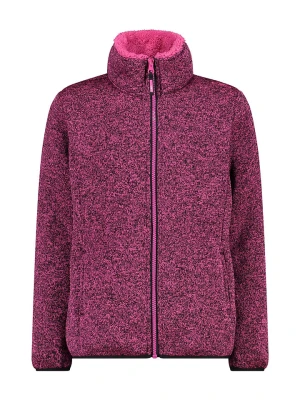 CMP Kurtka polarowa w kolorze różowo-czarnym rozmiar: 128