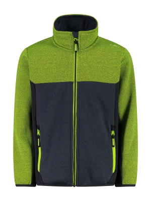 CMP Kurtka polarowa w kolorze zielono-antracytowym rozmiar: 128