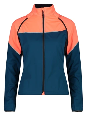 CMP Kurtka softshellowa 2w1 w kolorze granatowo-pomarańczowym rozmiar: 42