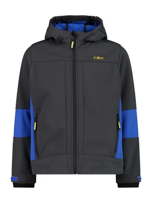 CMP Kurtka softshellowa w kolorze antracytowo-niebieskim rozmiar: 140