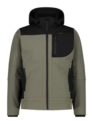 CMP Kurtka softshellowa w kolorze beżowo-czarnym rozmiar: 52