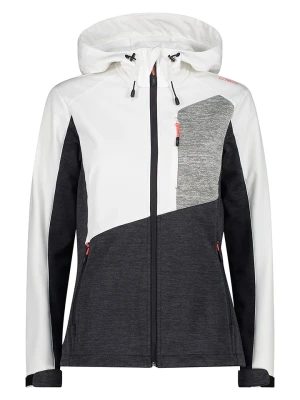 CMP Kurtka softshellowa w kolorze biało-antracytowym rozmiar: 42