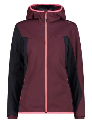 CMP Kurtka softshellowa w kolorze czarno-bordowym rozmiar: 44