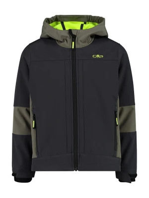 CMP Kurtka softshellowa w kolorze czarno-oliwkowym rozmiar: 98