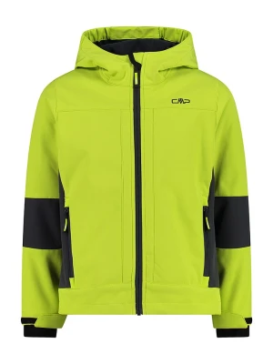 CMP Kurtka softshellowa w kolorze limonkowo-czarnym rozmiar: 116
