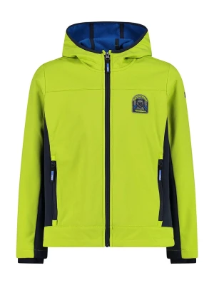 CMP Kurtka softshellowa w kolorze limonkowo-czarnym rozmiar: 110