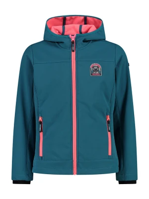 CMP Kurtka softshellowa w kolorze morsko-jasnoróżowym rozmiar: 98