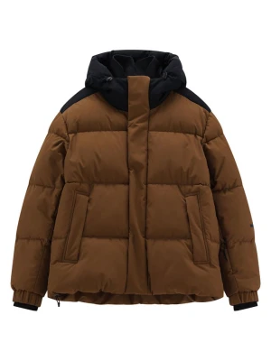 CMP Kurtka zimowa w kolorze jasnobrązowo-czarnym rozmiar: L