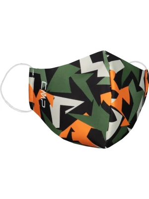 CMP Maseczka dziecięca w kolorze oliwkowo-pomarańczowym rozmiar: onesize