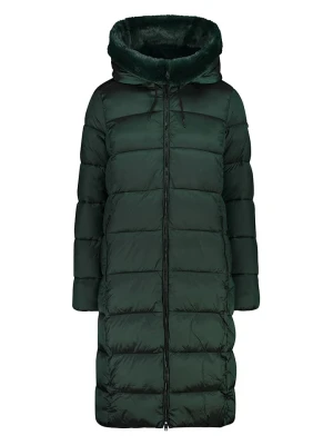 CMP Płaszcz pikowany w kolorze ciemnozielonym rozmiar: 36