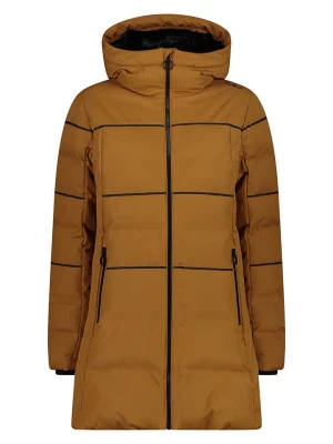 CMP Płaszcz pikowany w kolorze jasnobrązowym rozmiar: 46