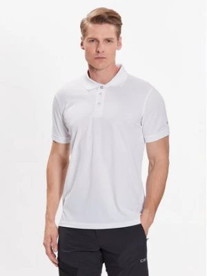 CMP Polo 3T60077 Biały Regular Fit