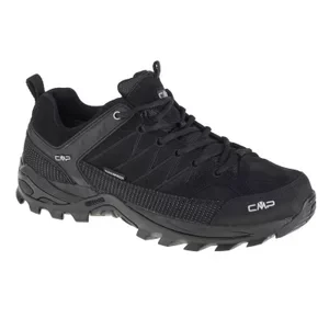 CMP Rigel Low WP 3Q13247-72YF, Męskie, Czarne, buty trekkingowe, skóra zamszowa, rozmiar: 41