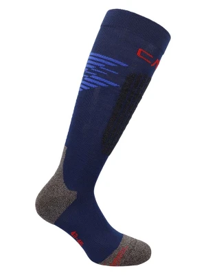 CMP Skarpety narciarskie "Lenpur" w kolorze szaro-granatowym rozmiar: 46/48