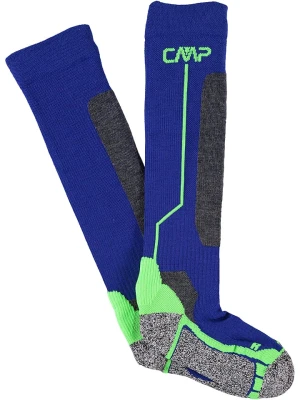 CMP Skarpety narciarskie w kolorze niebiesko-zielonym rozmiar: 28/30