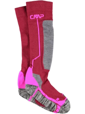 CMP Skarpety narciarskie w kolorze różowo-czerwonym rozmiar: 31/33