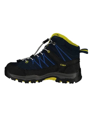 CMP Skórzane botki trekkingowe "Rigel" w kolorze granatowym rozmiar: 28