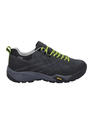 CMP Skórzane buty trekkingowe "Mintaka" w kolorze szaro-limonkowym rozmiar: 42