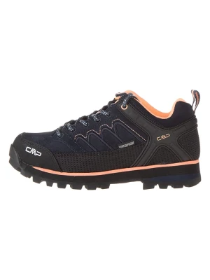 CMP Skórzane buty trekkingowe "Moon Low" w kolorze czarno-pomarańczowym rozmiar: 38