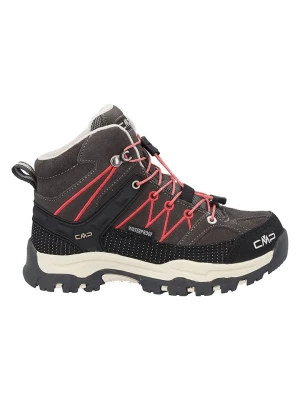 cmp Skórzane buty trekkingowe "Rigel Mid" w kolorze antracytowo-czerwonym rozmiar: 29