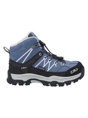 cmp Skórzane buty trekkingowe "Rigel Mid" w kolorze błękitno-czarnym rozmiar: 35