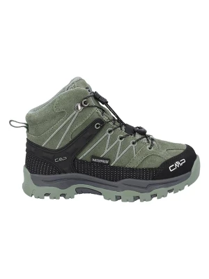 CMP Skórzane buty trekkingowe "Rigel Mid" w kolorze zielonym rozmiar: 32