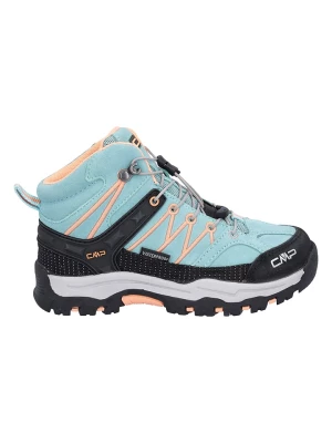 CMP Skórzane buty trekkingowe "Rigel" w kolorze błękitnym rozmiar: 31