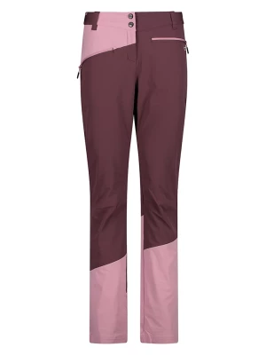 CMP Spodnie funkcyjne w kolorze bordowo-jasnoróżowym rozmiar: 38