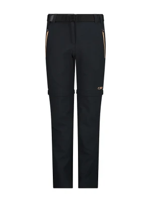 CMP Spodnie funkcyjne Zipp-Off w kolorze czarnym rozmiar: 128
