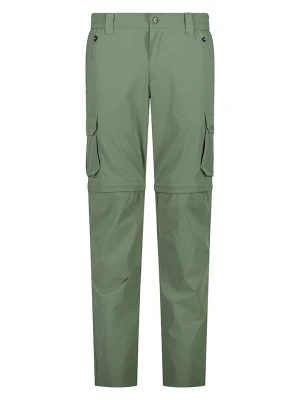 CMP Spodnie funkcyjne Zipp-Off w kolorze zielonym rozmiar: 56