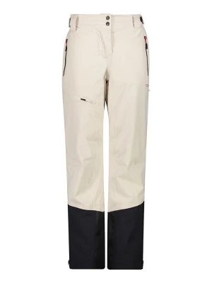 CMP Spodnie narciarskie w kolorze beżowo-czarnym rozmiar: 36