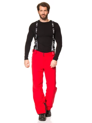 CMP Spodnie narciarskie w kolorze czerwonym rozmiar: 50
