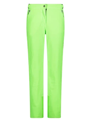 CMP Spodnie narciarskie w kolorze jaskrawozielonym rozmiar: 38