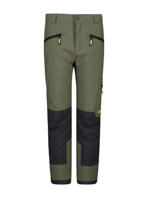 CMP Spodnie narciarskie w kolorze oliwkowo-czarnym rozmiar: 110