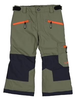 CMP Spodnie narciarskie w kolorze oliwkowym rozmiar: 104