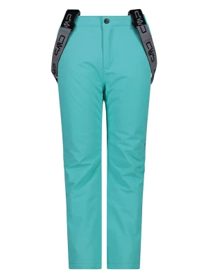 CMP Spodnie narciarskie w kolorze turkusowym rozmiar: 92