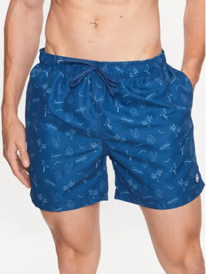 CMP Szorty kąpielowe 33R9097 Niebieski Regular Fit