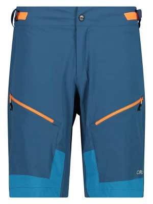 CMP Szorty kolarskie 3w1 w kolorze czarno-niebieskim rozmiar: 52