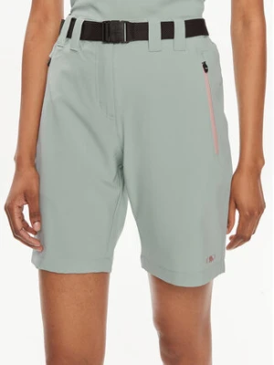 CMP Szorty sportowe 3T51146 Zielony Regular Fit