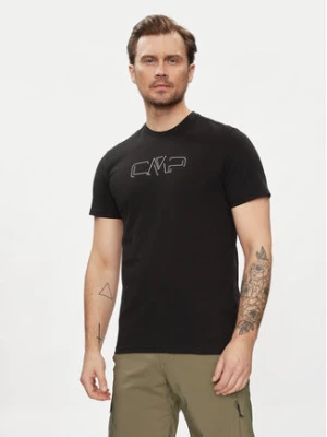 CMP T-Shirt 32D8147P Czarny Regular Fit