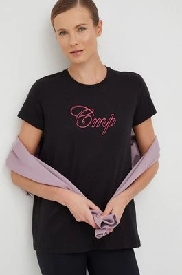 CMP t-shirt damski kolor czarny