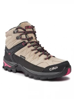 CMP Trekkingi Rigel Mid Wmn Trekking Shoe Wp 3Q12946 Beżowy