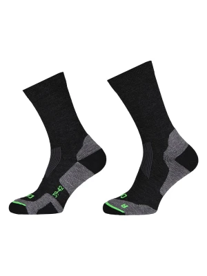 CMP Wełniane skarpety trekkingowe w kolorze czarnym rozmiar: 46/48