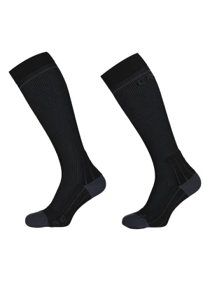 CMP Wełniane skarpety trekkingowe w kolorze czarnym rozmiar: 39/42