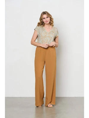 &Co Woman Bluzka "Lucia" w kolorze miętowo-jasnobrązowym rozmiar: S