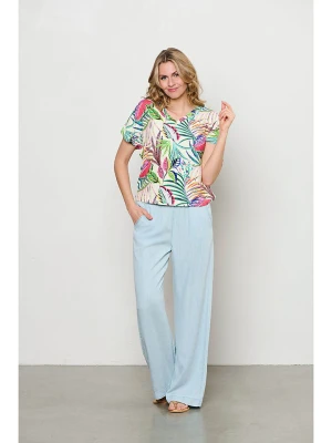 &Co Woman Bluzka "Viana" w kolorze białym ze wzorem rozmiar: M