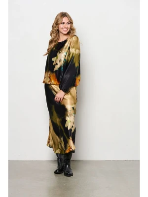 &Co Woman Spódnica "Bibbi" w kolorze granatowo-jasnobrązowym rozmiar: S